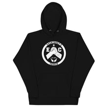 Load image into Gallery viewer, Everybody&#39;s Cousin White Logo Unisex Hoodie
