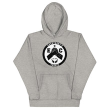 Load image into Gallery viewer, Everybody&#39;s Cousin Unisex Hoodie - Black Logo with White Background
