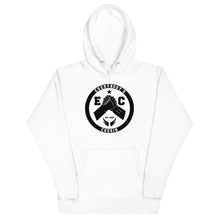 Load image into Gallery viewer, Everybody&#39;s Cousin Unisex Hoodie - Black Logo with White Background
